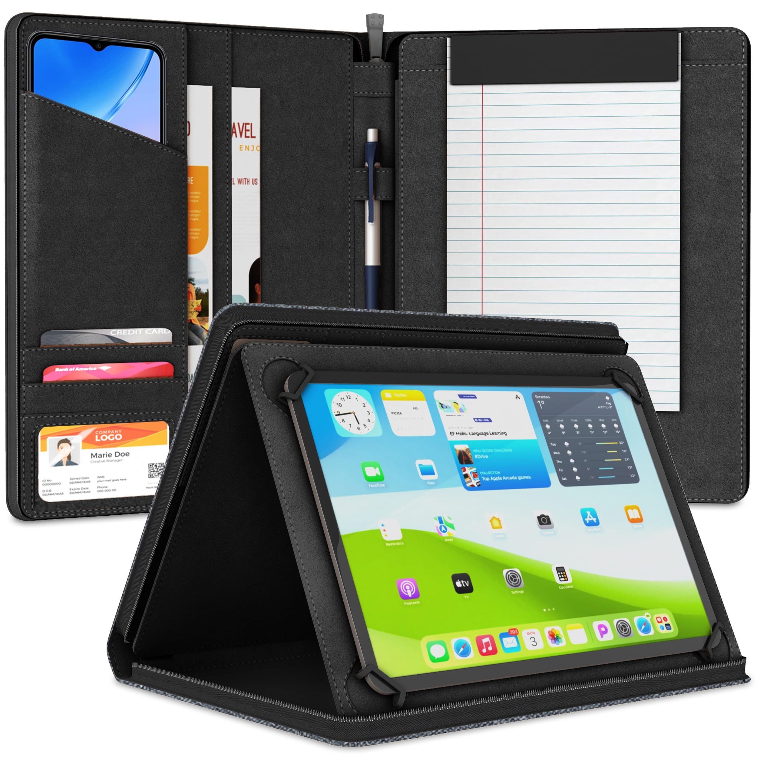 Amazon.com: Universal Padfolio Case – Tablet Portfolio Organizer